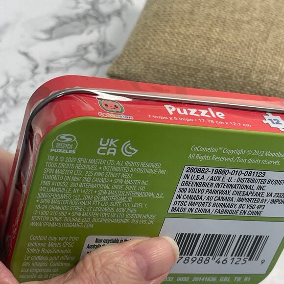 CoComelon Mini Puzzle with Tin, Unopened - Picture 3 of 6